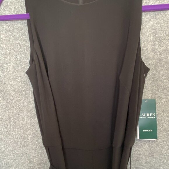 40. Ralph Lauren Solid Black Pants Jumpsuit Size 0 - Picture 3 of 5